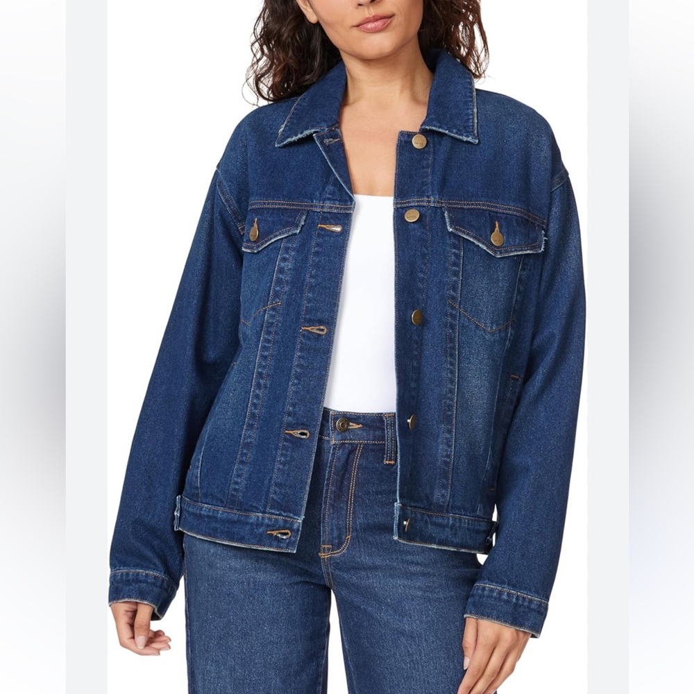 Cleo Dark Blue Denim Jacket women’s size large